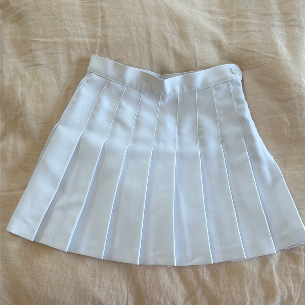 American Apparel White Mini Skirt